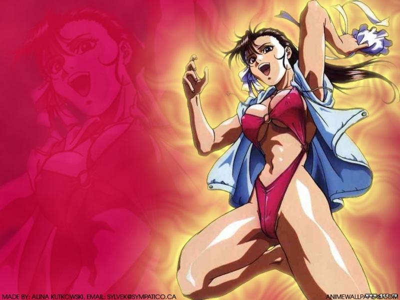 Wallpaper chun li Manga