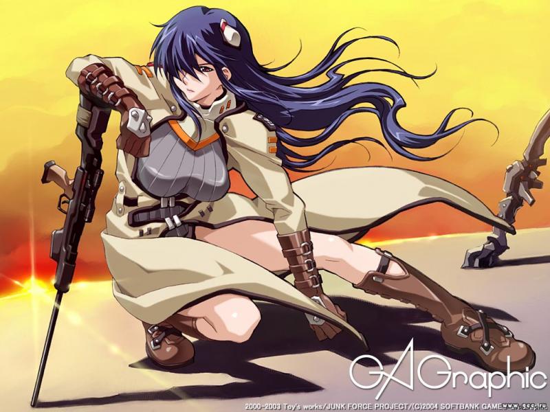 Wallpaper fille Manga