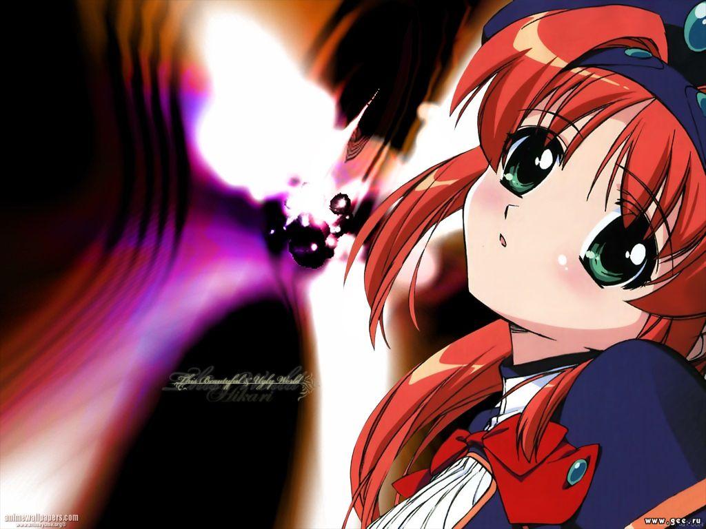 Wallpaper fille mignone Manga