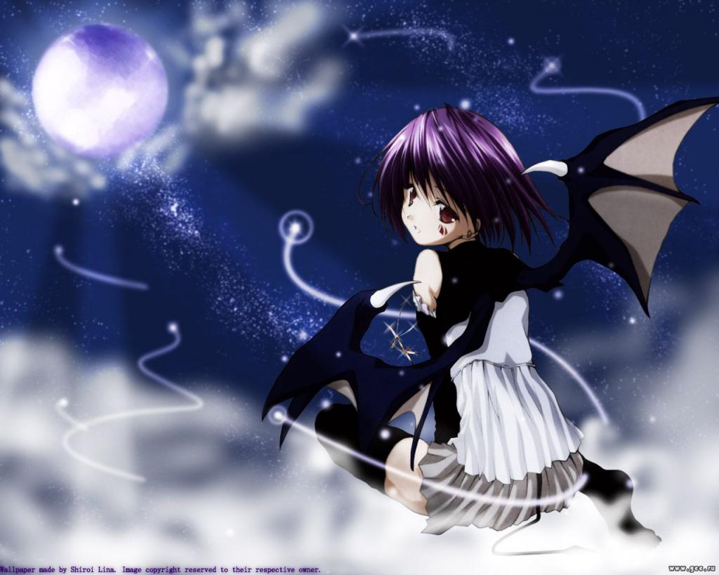 Wallpaper fille mignone Manga