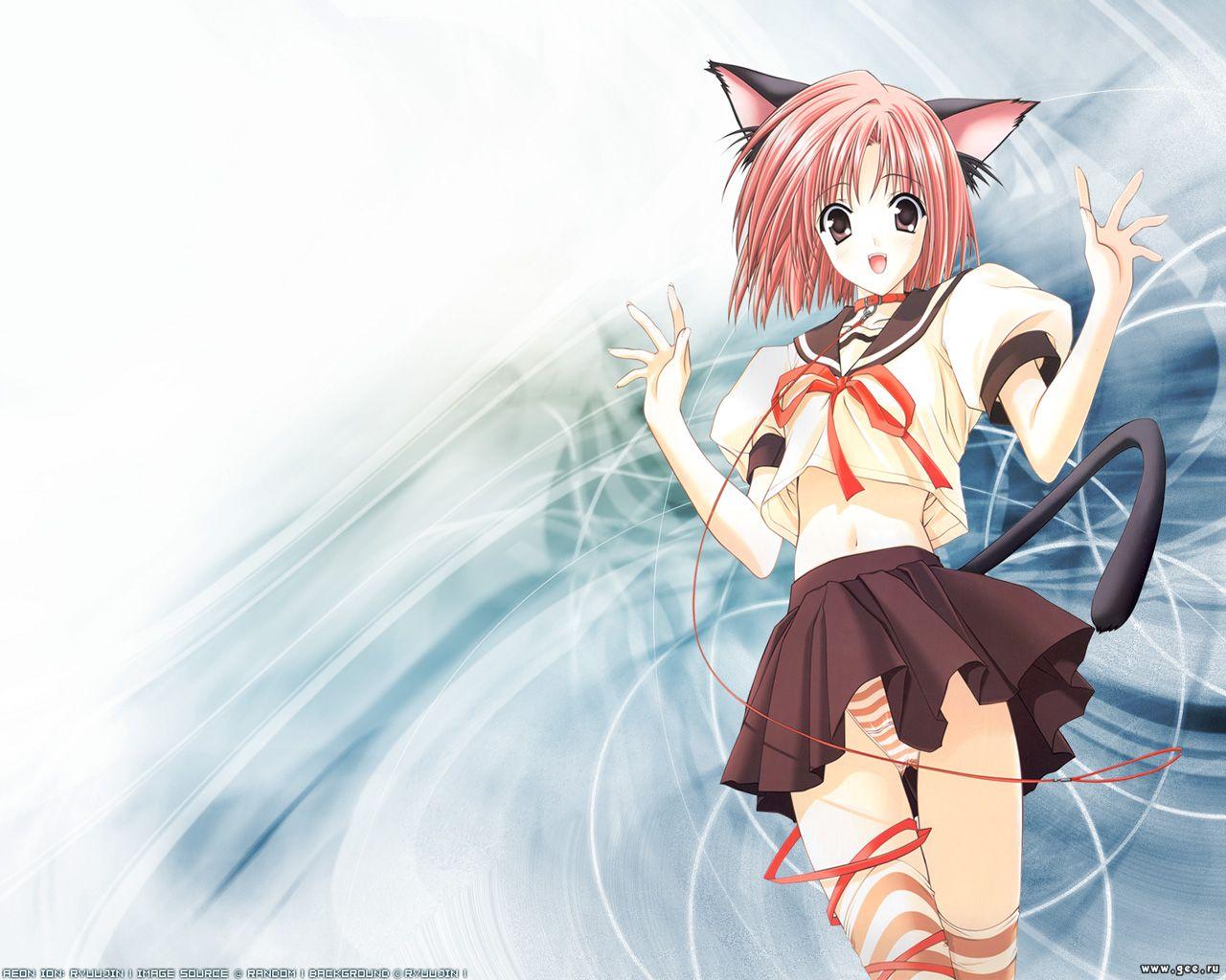 Wallpaper fille mignone Manga