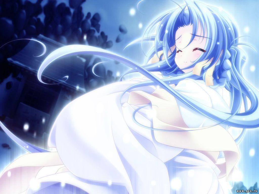 Wallpaper Manga fille souriante