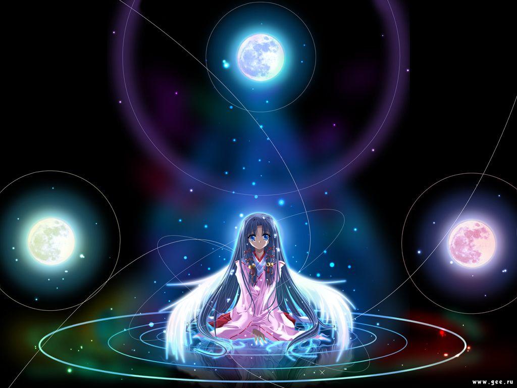 Wallpaper Manga jeune fille