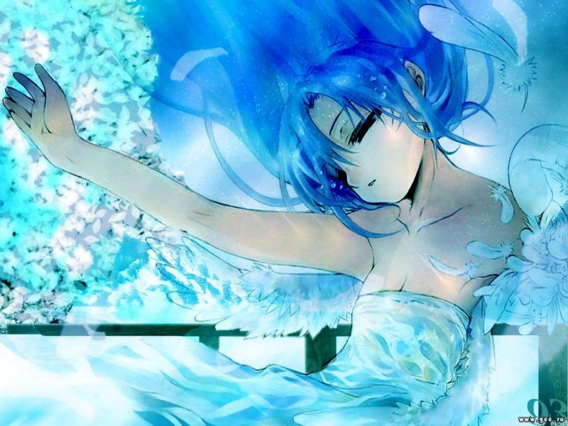 Wallpaper Manga jeune fille