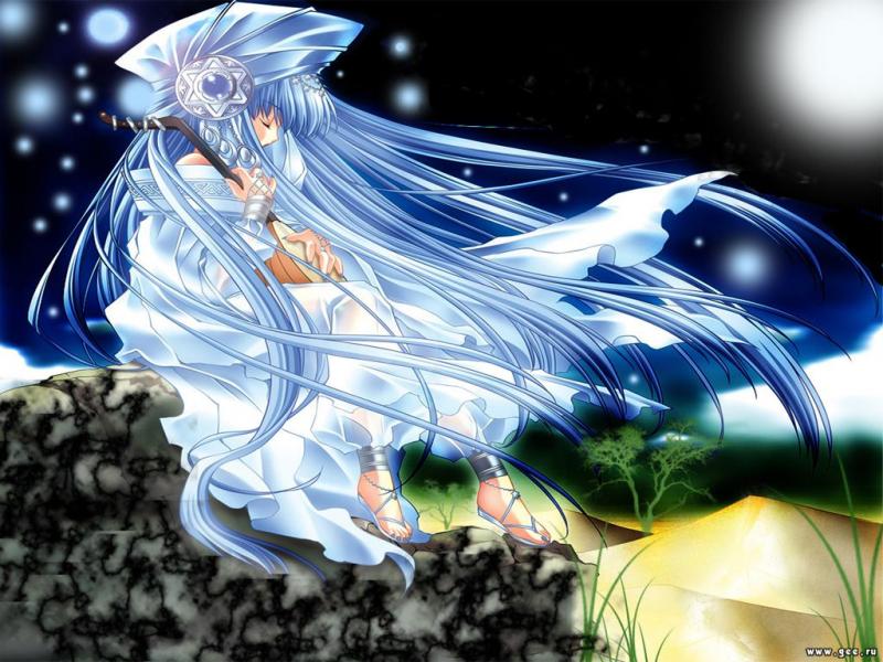 Wallpaper jeune fille Manga