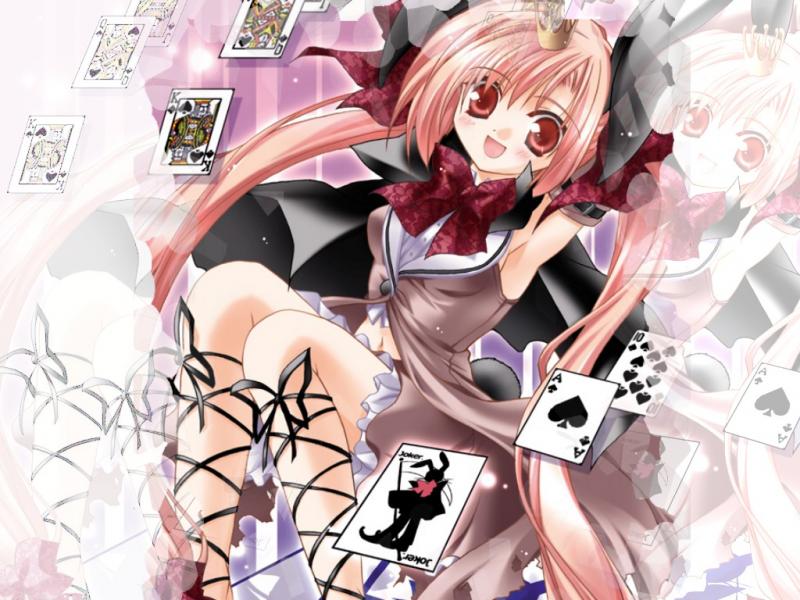 Wallpaper Manga jeune fille