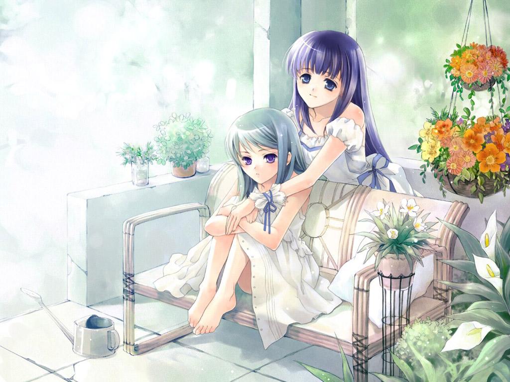 Wallpaper jeunes filles Manga