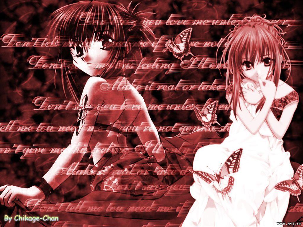 Wallpaper Manga jolie fille