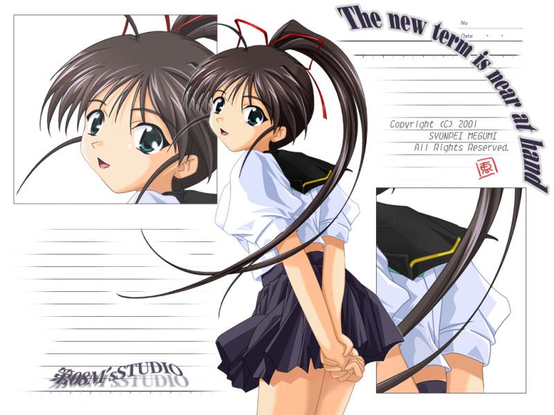 Wallpaper jolie fille Manga
