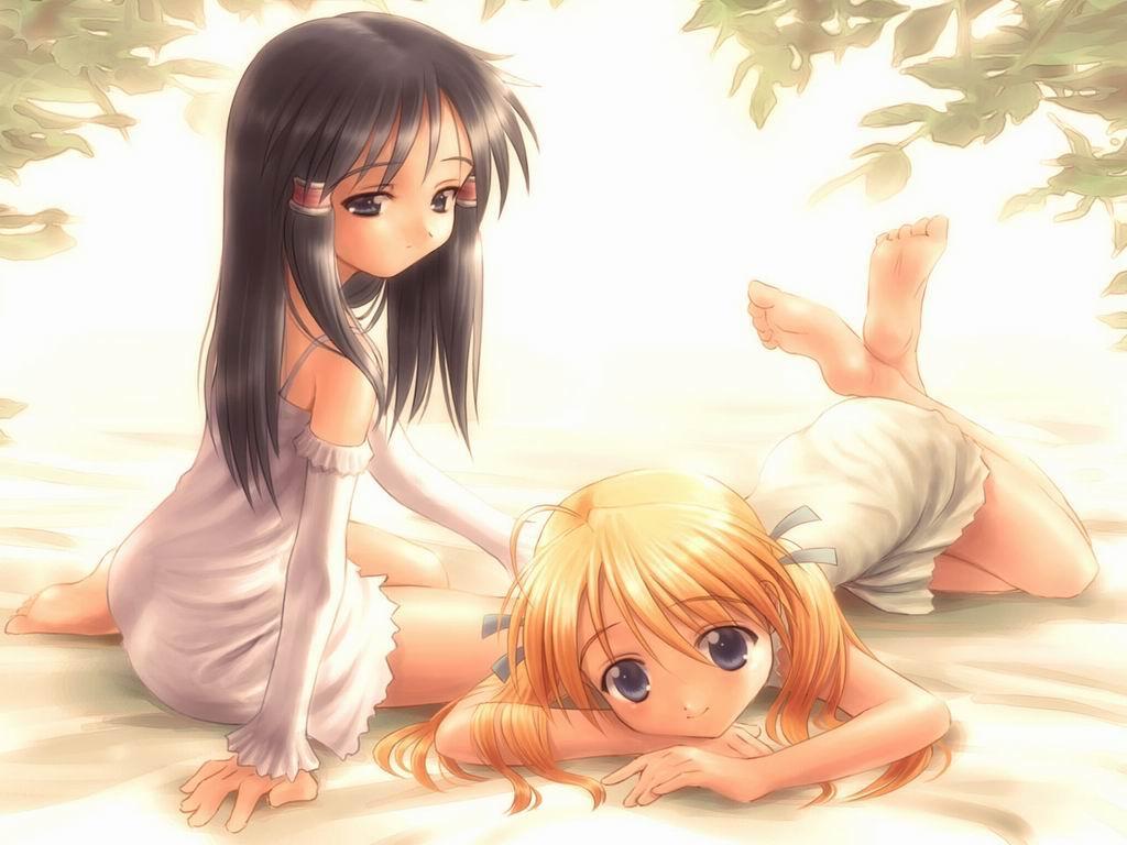 Wallpaper Manga jolie filles