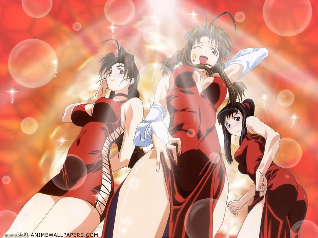 Wallpaper love hina Manga