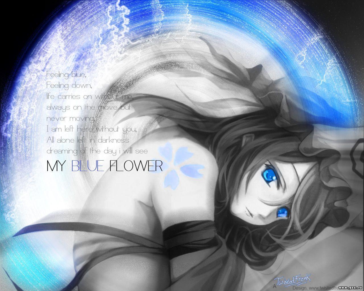 Wallpaper Manga my blue lower