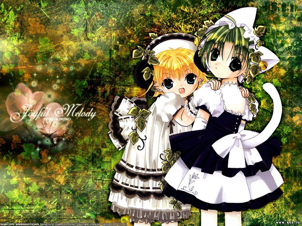 Wallpaper Manga petites filles