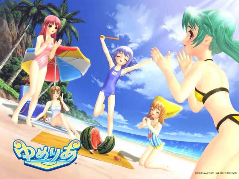 Wallpaper Manga plage