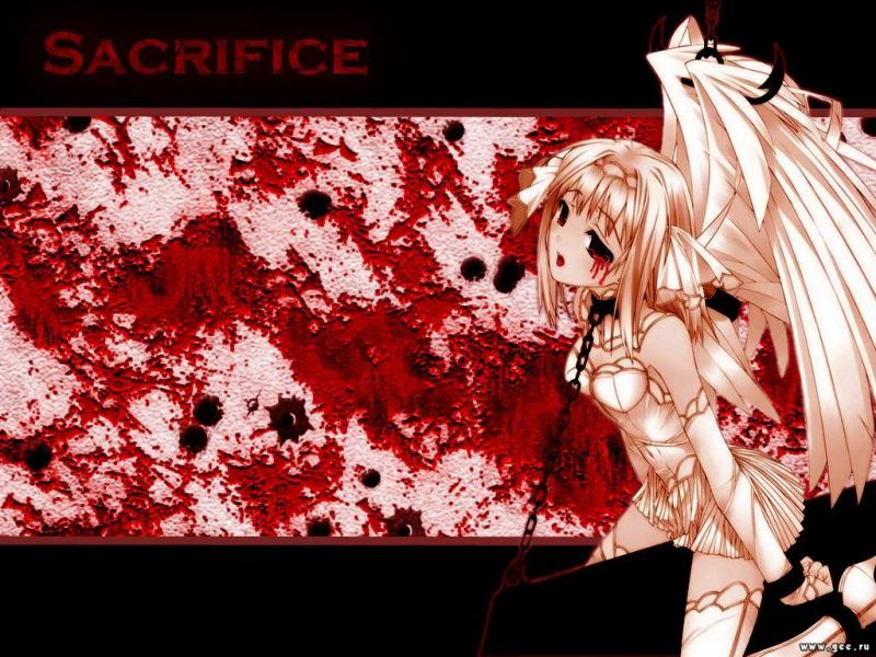 Wallpaper sacrifice Manga