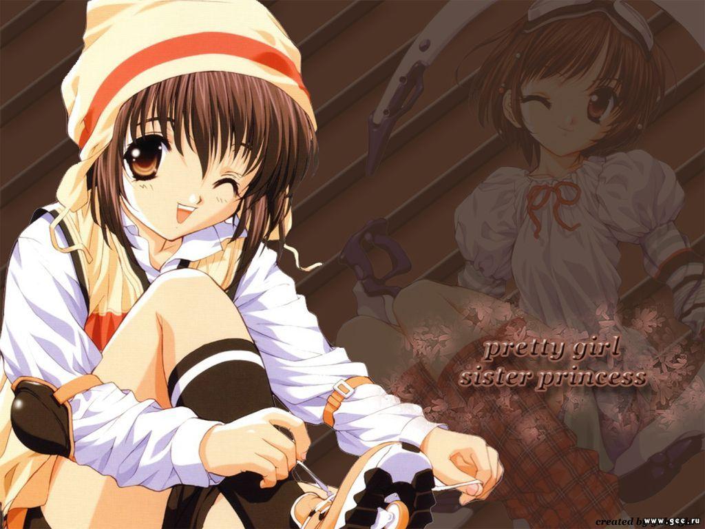 Wallpaper Manga sister princess