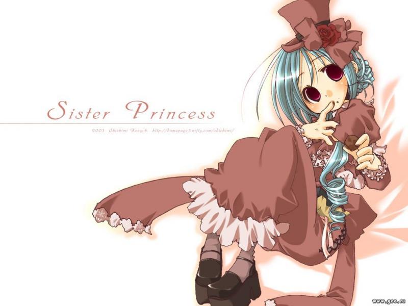 Wallpaper Manga sister princess