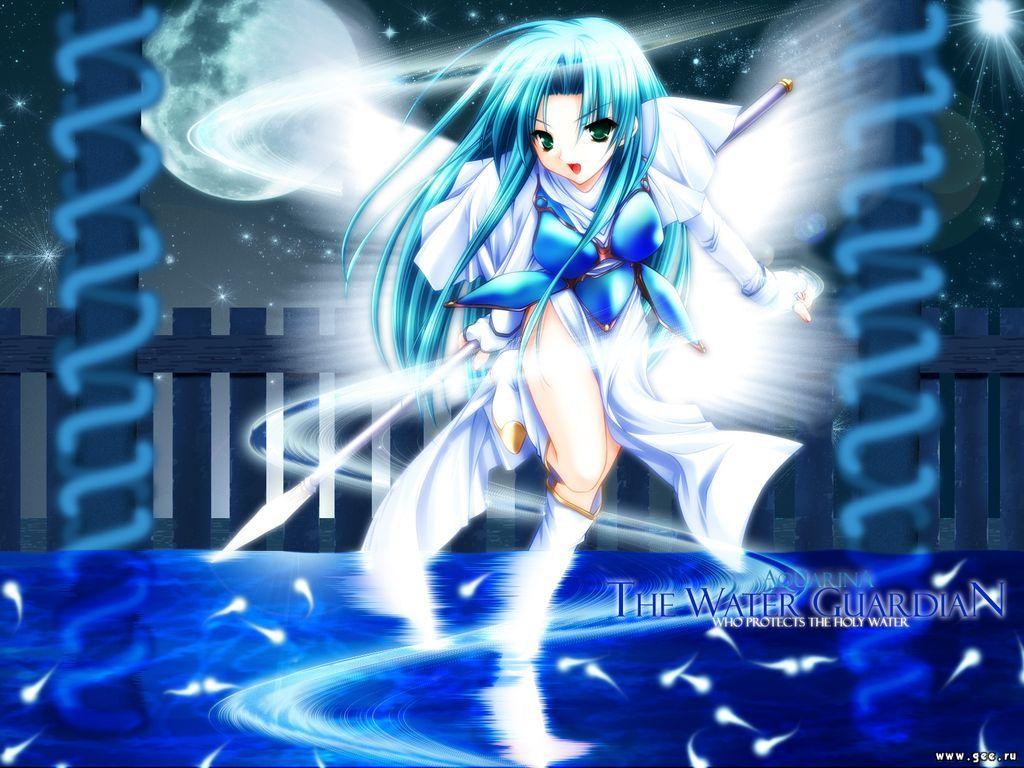 Wallpaper the water guardian Manga