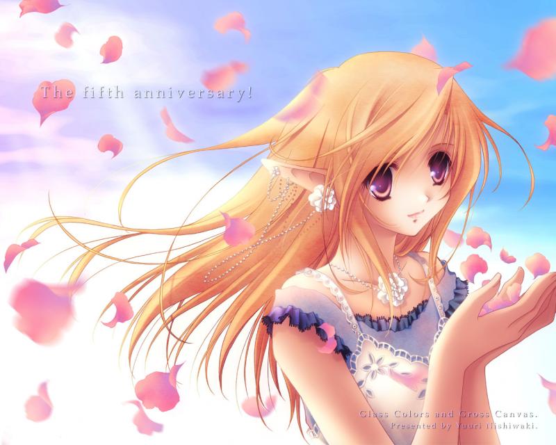 Wallpaper Manga tres belle fille