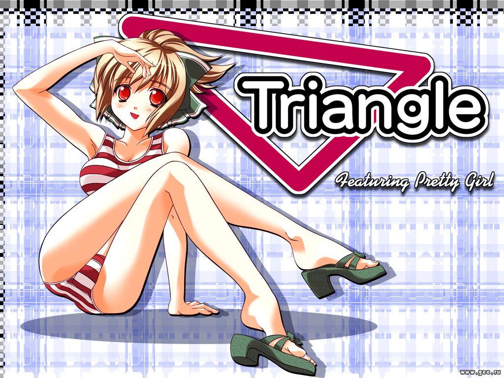 Wallpaper Manga triangle