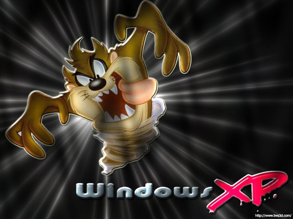 Wallpaper taz Theme Windows XP