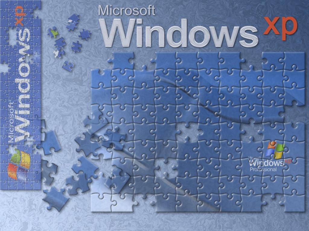 Wallpaper puzzle Theme Windows XP