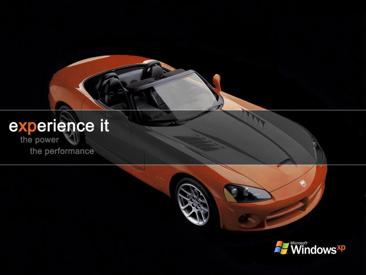 Wallpaper voiture Theme Windows XP