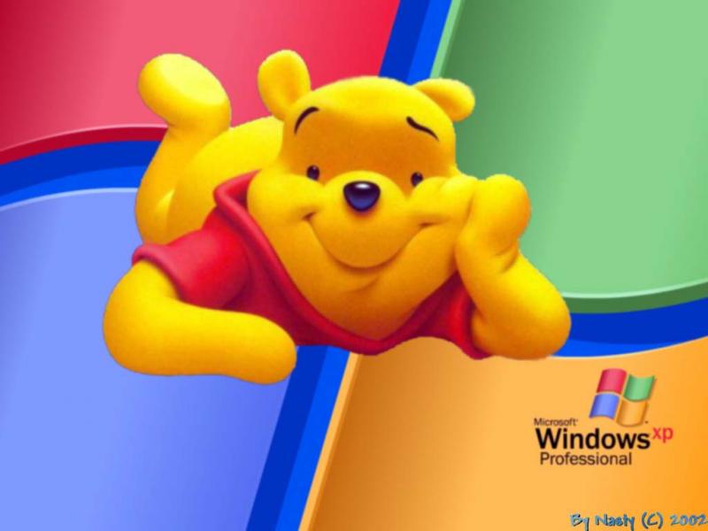 Wallpaper winnie Theme Windows XP