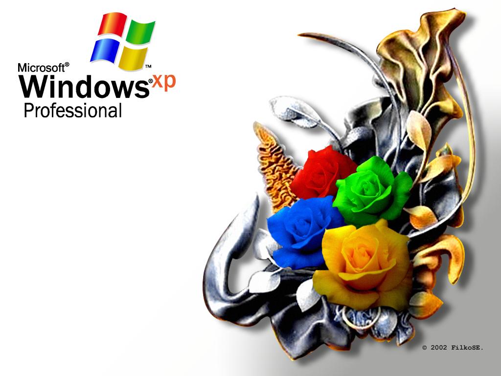 Wallpaper WIN XP Roses Theme Windows XP