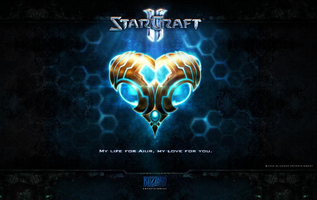 Wallpaper Jeux video StarCraft 2 Saint-Valentin protoss