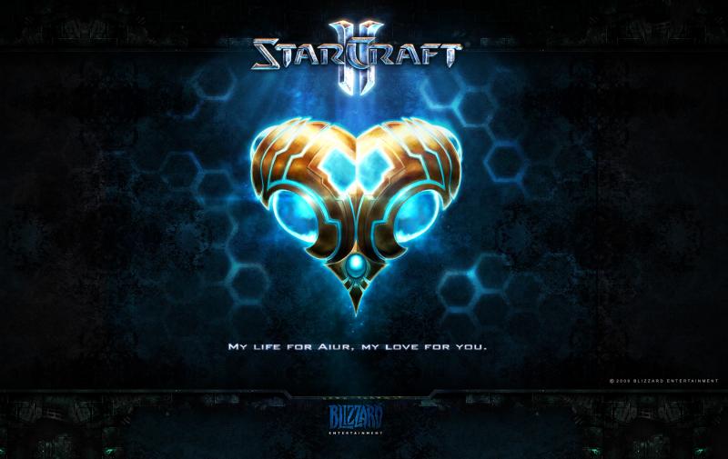 Wallpaper StarCraft 2 Saint-Valentin protoss Jeux video