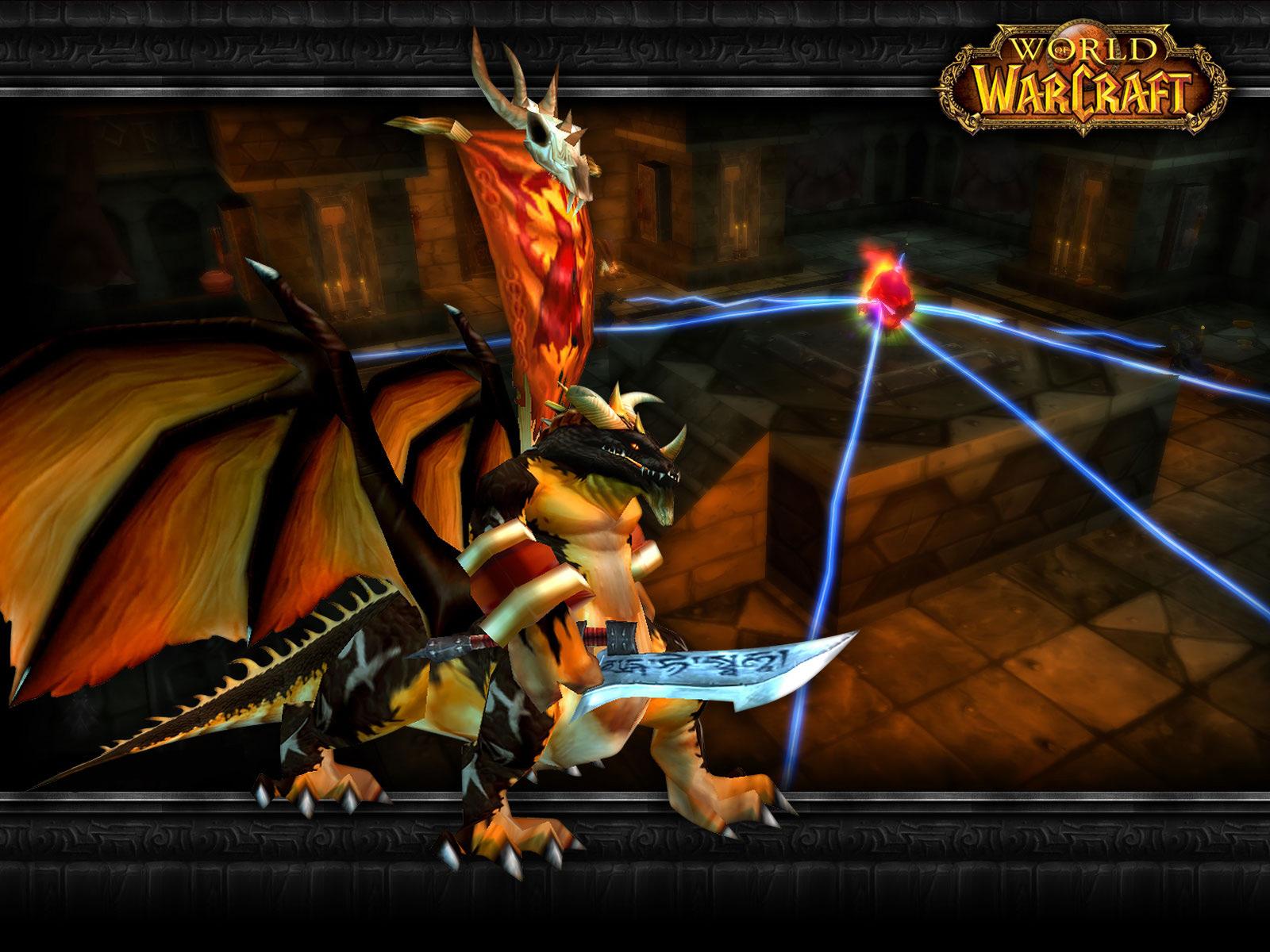 Wallpaper Word of Warcraft WoW dragon kin