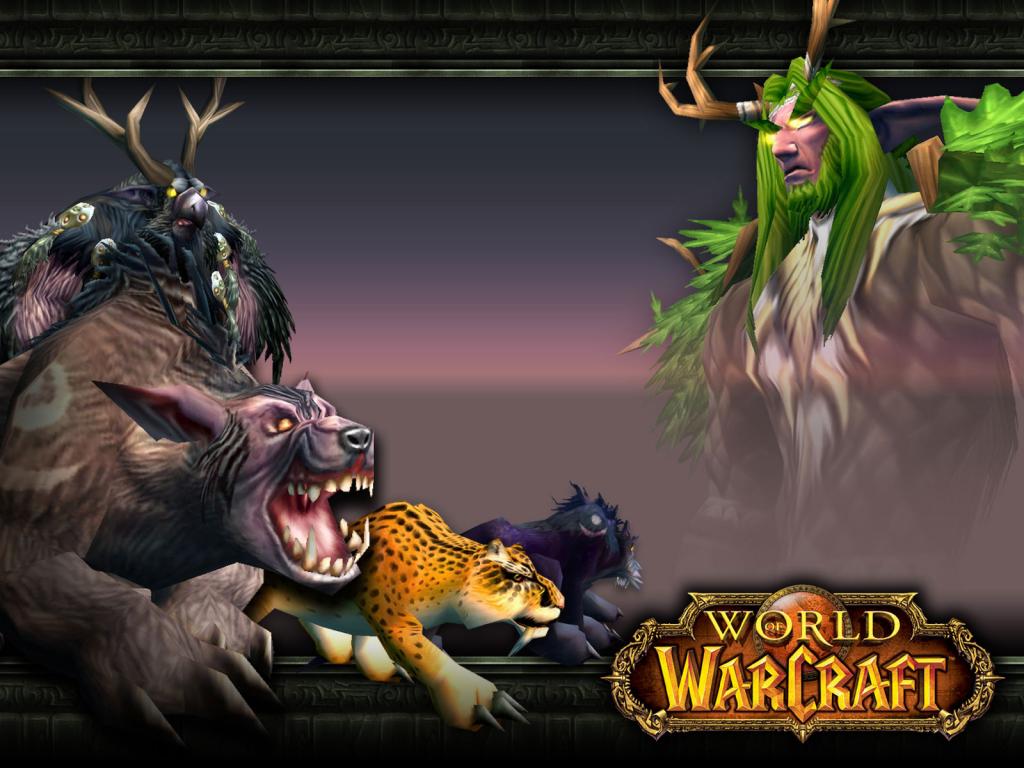 Wallpaper Word of Warcraft WoW druid forms