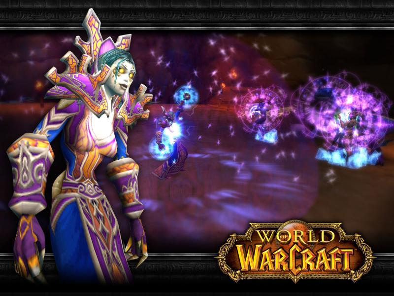 Wallpaper undead mage Word of Warcraft WoW