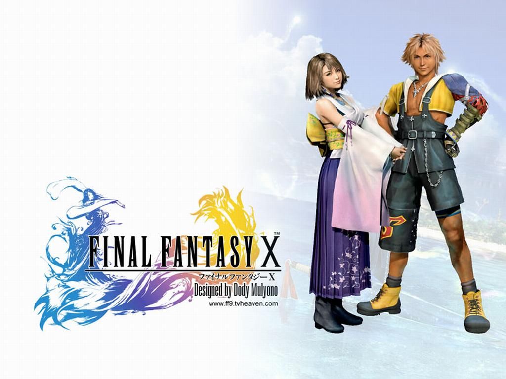 Wallpaper tidus et yuna Final Fantasy 10