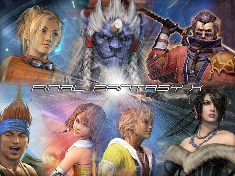 Wallpaper Final Fantasy 10 gros titre