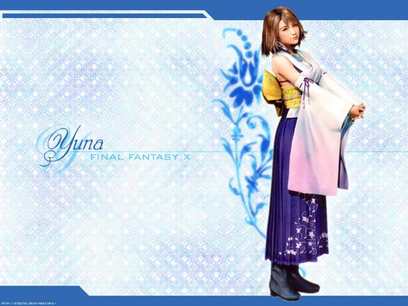 Wallpaper yuna Final Fantasy 10