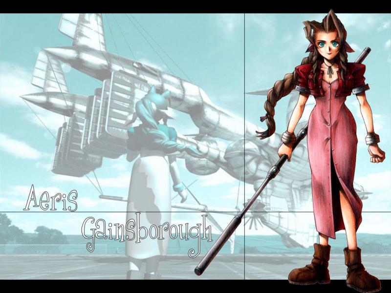 Wallpaper aerith Final Fantasy 7