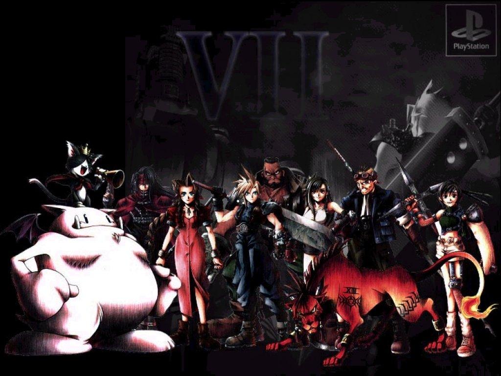 Wallpaper Final Fantasy 7 les heros