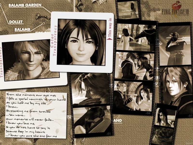 Wallpaper photo souvenir Final Fantasy 8