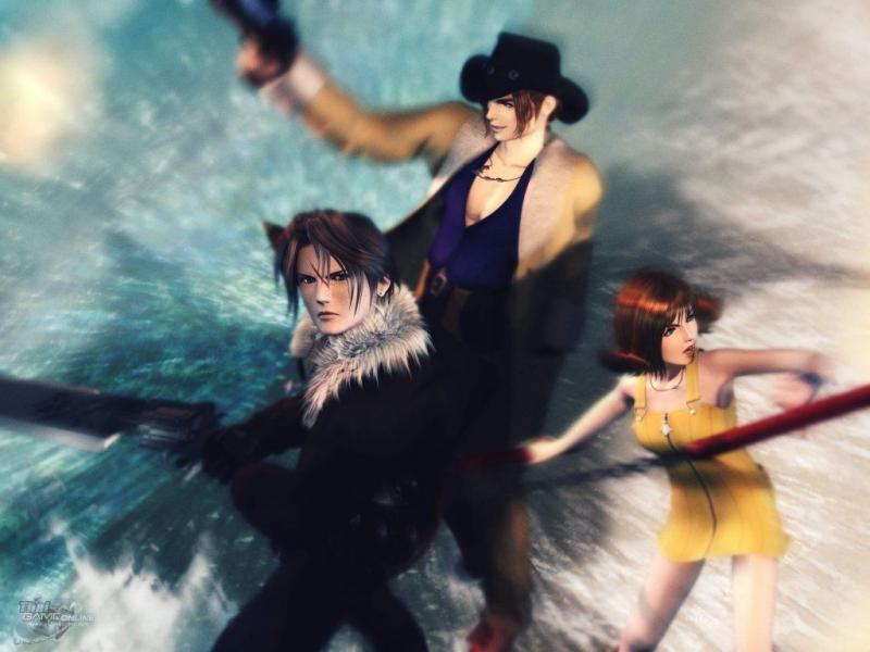 Wallpaper Final Fantasy 8 squall irvine selphie