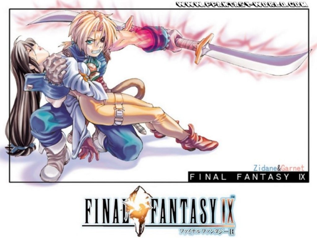 Wallpaper dagga et djidane Final Fantasy 9