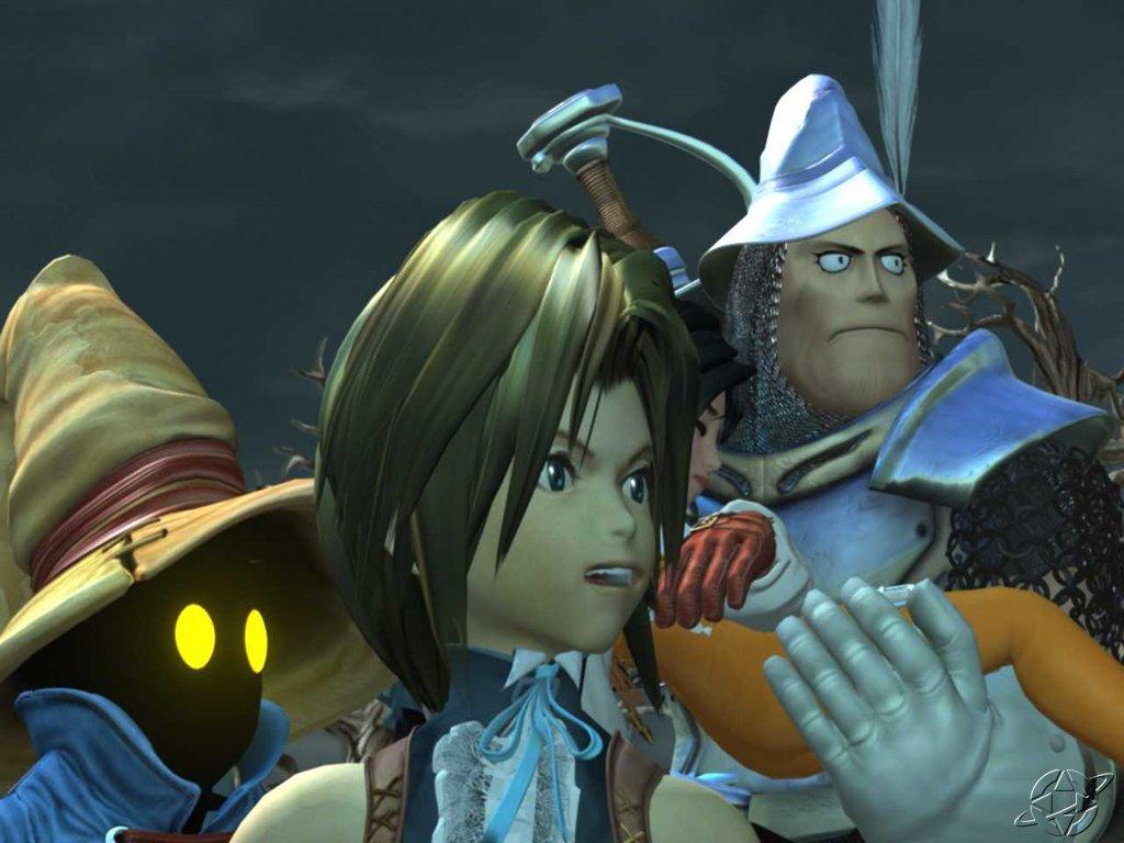 Wallpaper 4 personnages Final Fantasy 9