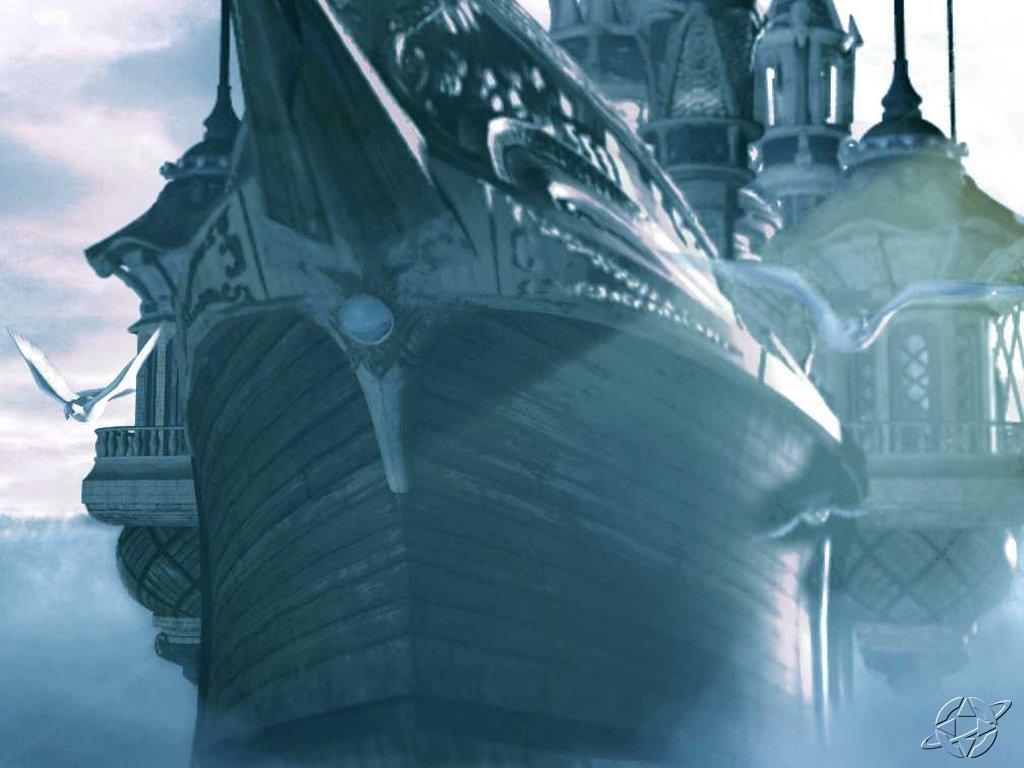 Wallpaper bateau Final Fantasy 9