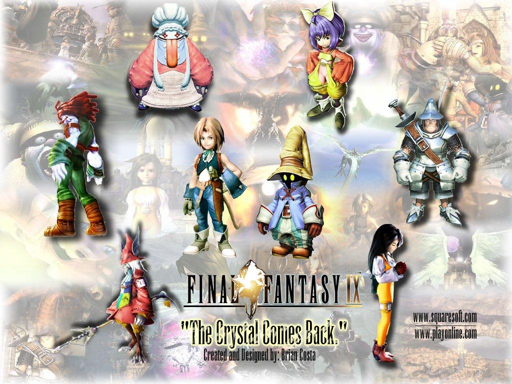 Wallpaper Final Fantasy 9 les personnages