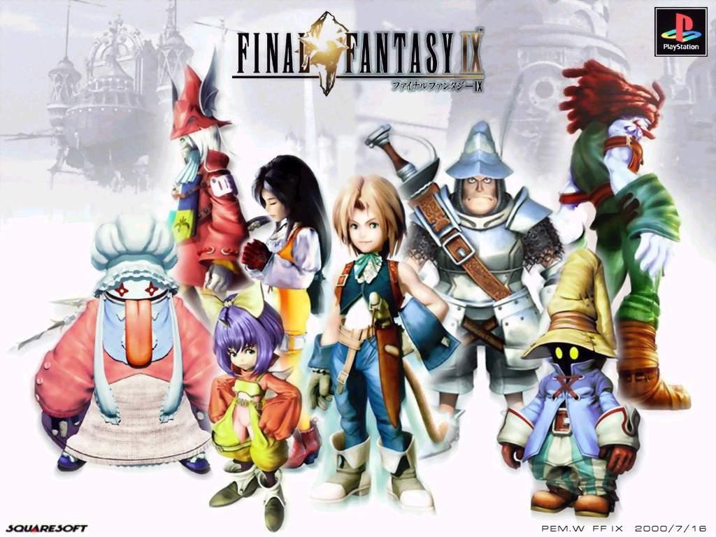 Wallpaper Final Fantasy 9 les personnages