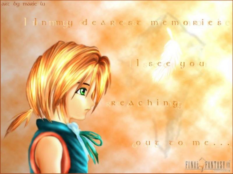 Wallpaper Final Fantasy 9 pensif