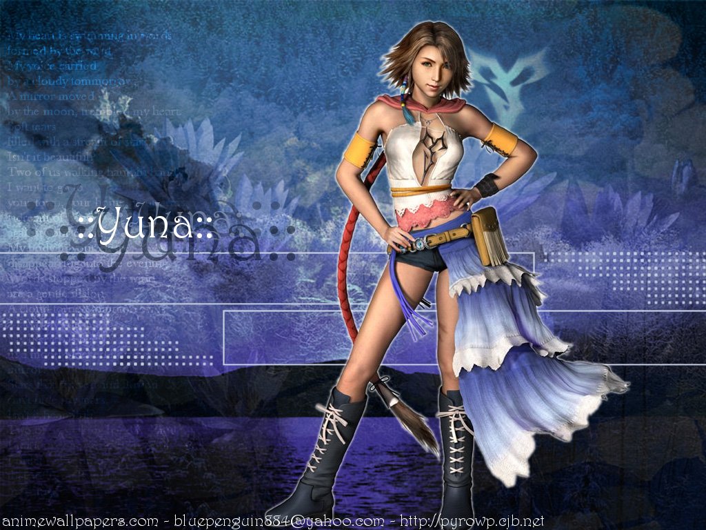 Wallpaper Final Fantasy X-2 yuna