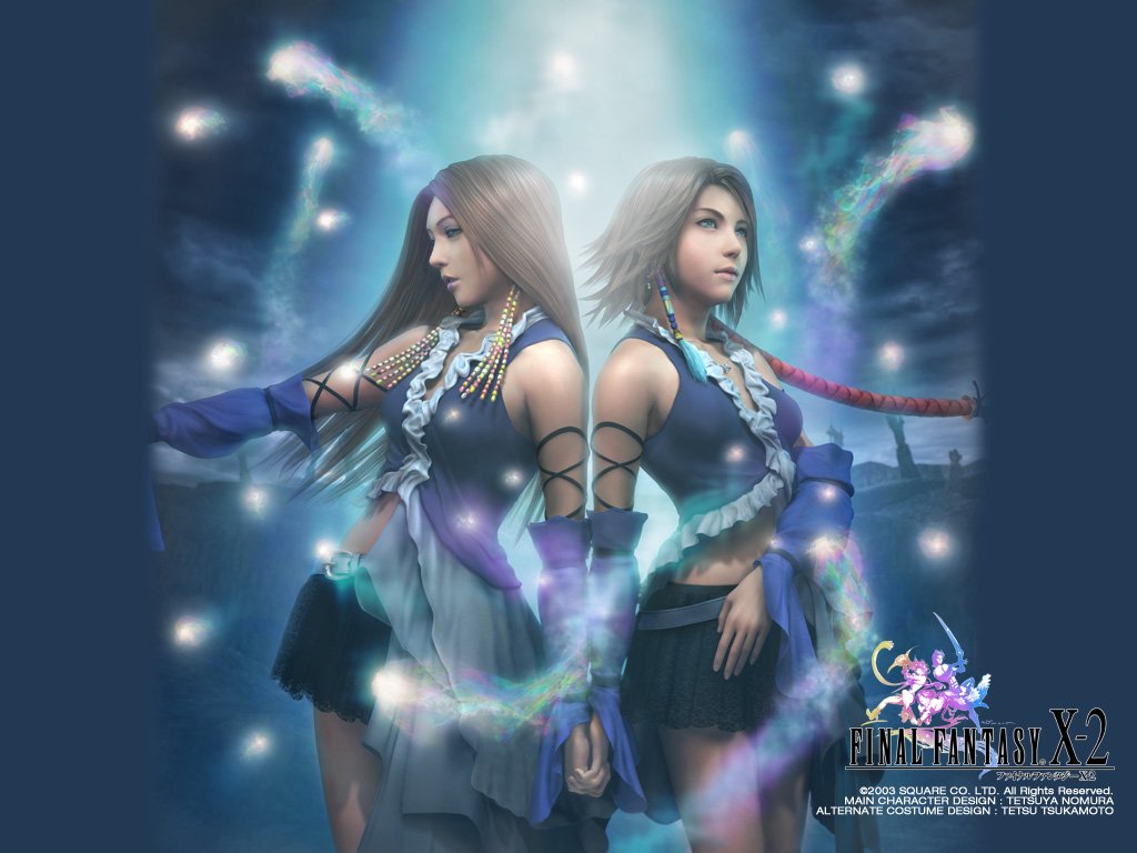 Wallpaper yuna et lenne Final Fantasy X-2