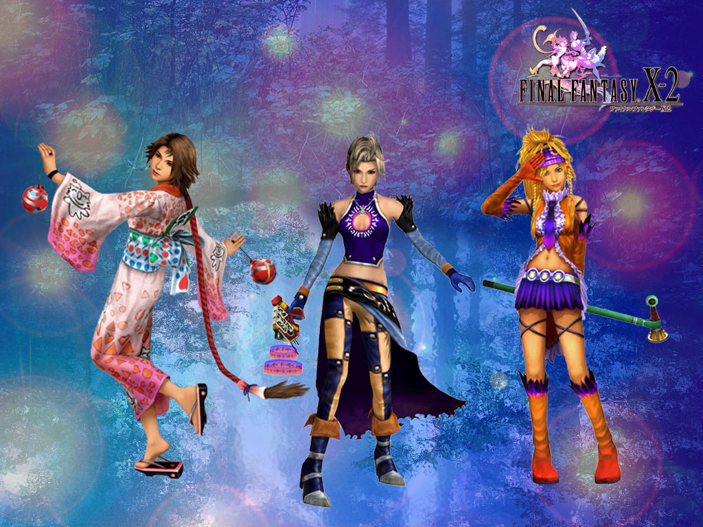 Wallpapers Yuna Paine Rikku Final Fantasy X 2 Annuaire Web France 
